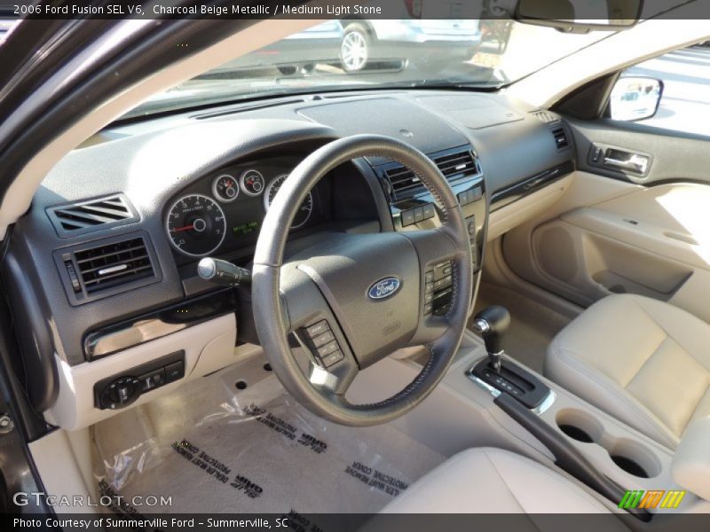 Charcoal Beige Metallic / Medium Light Stone 2006 Ford Fusion SEL V6