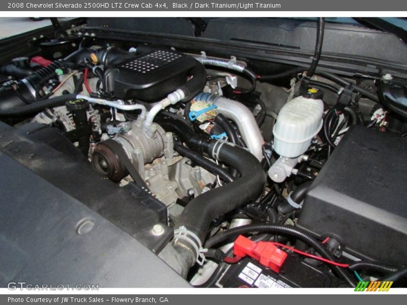 Black / Dark Titanium/Light Titanium 2008 Chevrolet Silverado 2500HD LTZ Crew Cab 4x4