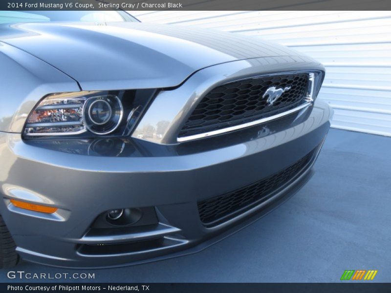 Sterling Gray / Charcoal Black 2014 Ford Mustang V6 Coupe