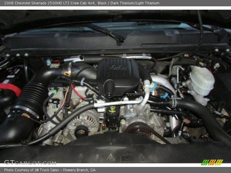 Black / Dark Titanium/Light Titanium 2008 Chevrolet Silverado 2500HD LTZ Crew Cab 4x4