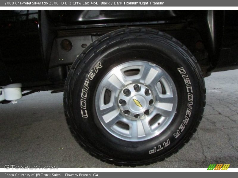 Black / Dark Titanium/Light Titanium 2008 Chevrolet Silverado 2500HD LTZ Crew Cab 4x4