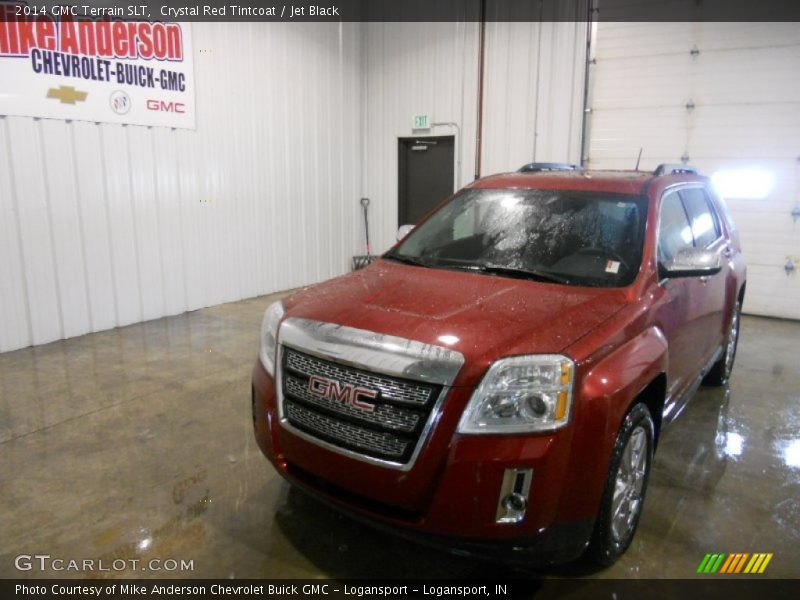 Crystal Red Tintcoat / Jet Black 2014 GMC Terrain SLT