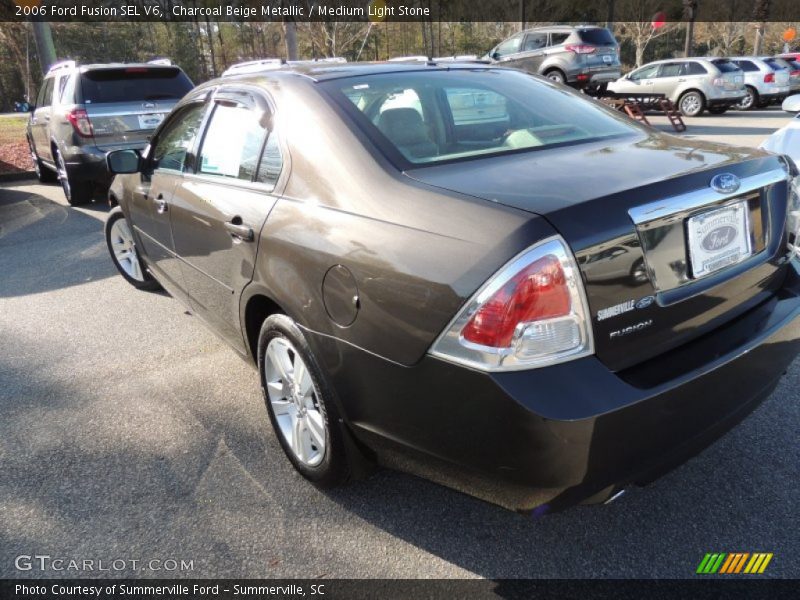 Charcoal Beige Metallic / Medium Light Stone 2006 Ford Fusion SEL V6