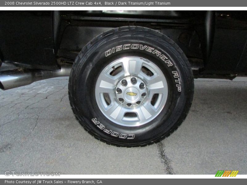Black / Dark Titanium/Light Titanium 2008 Chevrolet Silverado 2500HD LTZ Crew Cab 4x4