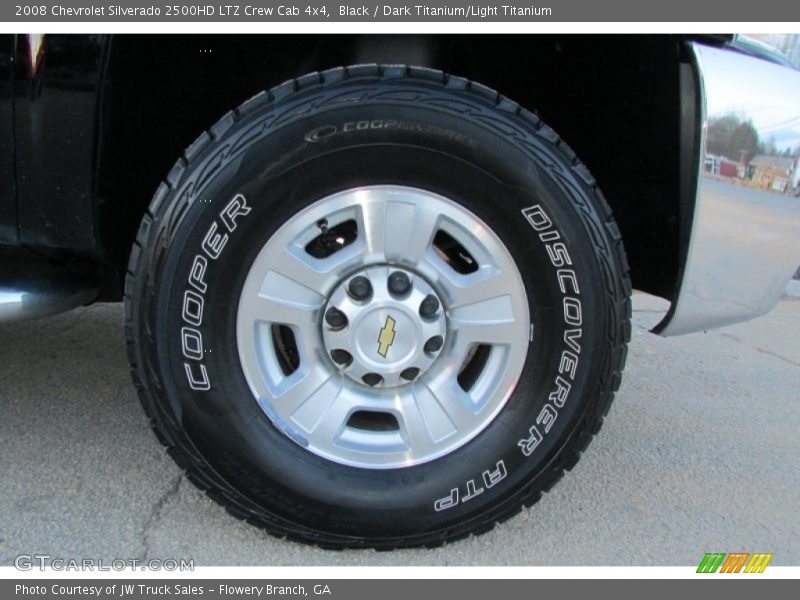 Black / Dark Titanium/Light Titanium 2008 Chevrolet Silverado 2500HD LTZ Crew Cab 4x4