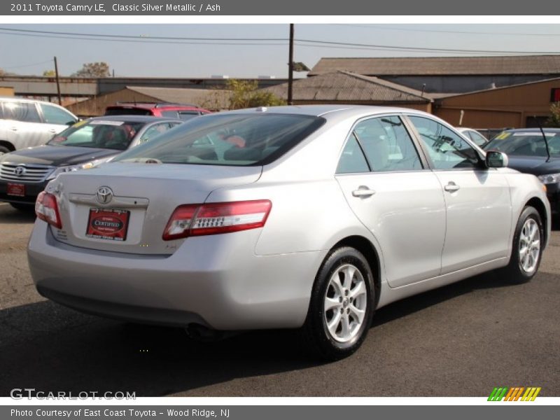 Classic Silver Metallic / Ash 2011 Toyota Camry LE