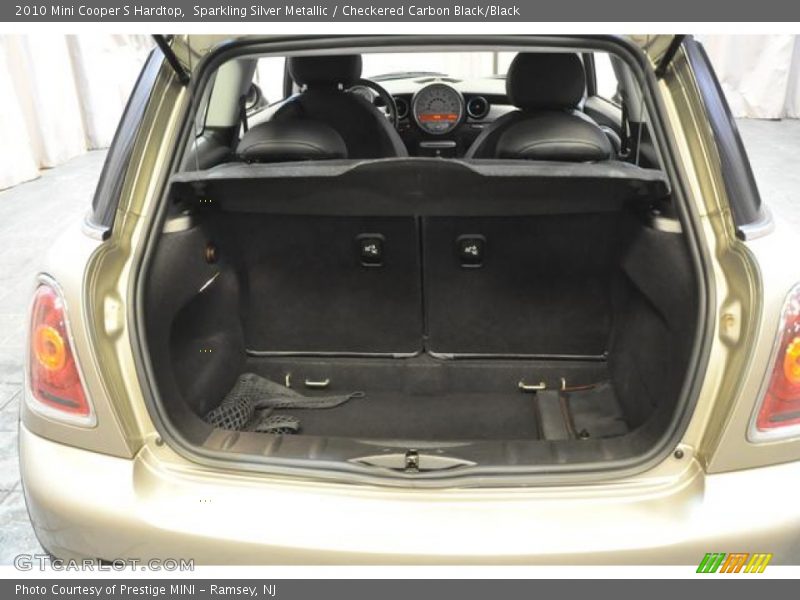 Sparkling Silver Metallic / Checkered Carbon Black/Black 2010 Mini Cooper S Hardtop