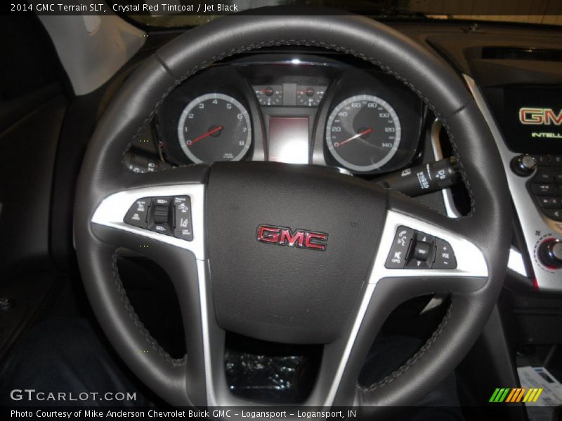Crystal Red Tintcoat / Jet Black 2014 GMC Terrain SLT