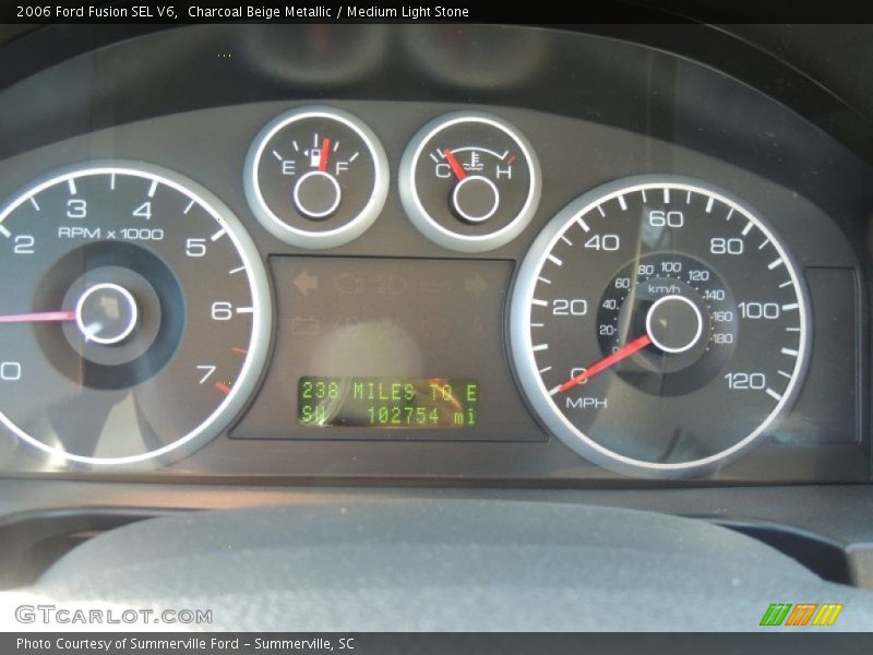 Charcoal Beige Metallic / Medium Light Stone 2006 Ford Fusion SEL V6