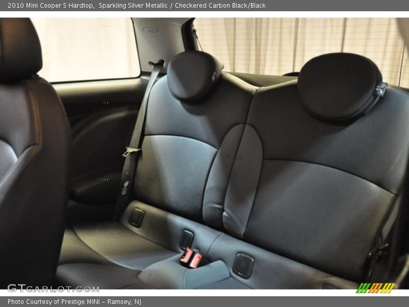 Sparkling Silver Metallic / Checkered Carbon Black/Black 2010 Mini Cooper S Hardtop