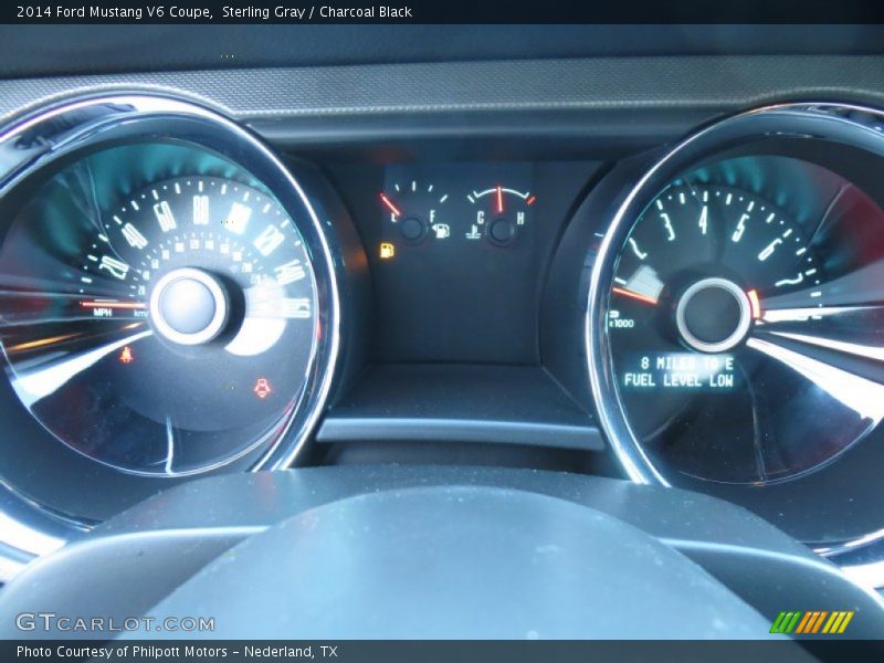 Sterling Gray / Charcoal Black 2014 Ford Mustang V6 Coupe