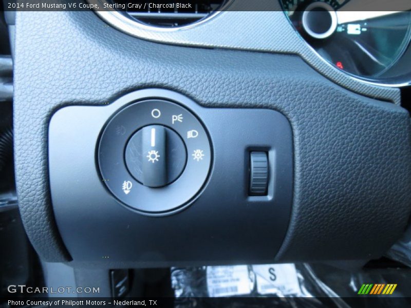 Sterling Gray / Charcoal Black 2014 Ford Mustang V6 Coupe