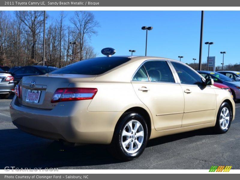 Sandy Beach Metallic / Bisque 2011 Toyota Camry LE