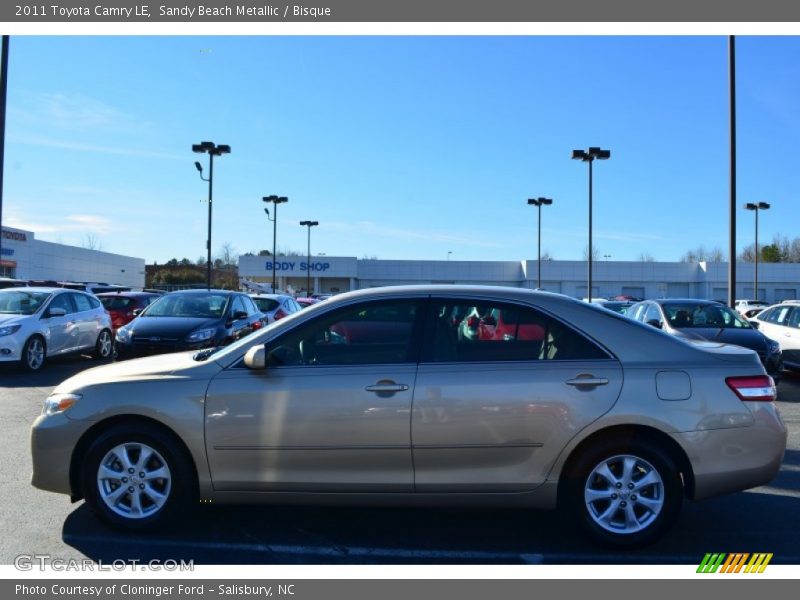 Sandy Beach Metallic / Bisque 2011 Toyota Camry LE