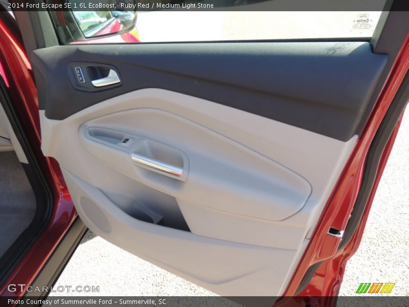 Ruby Red / Medium Light Stone 2014 Ford Escape SE 1.6L EcoBoost