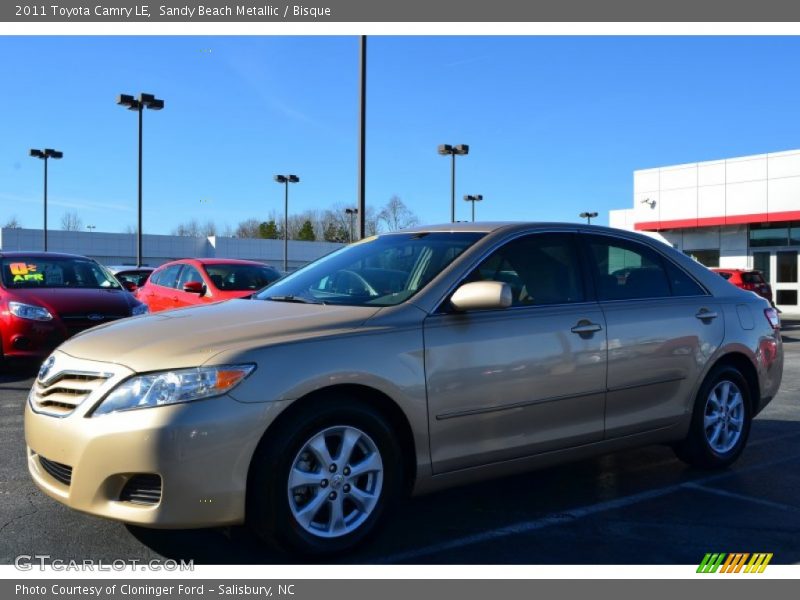 Sandy Beach Metallic / Bisque 2011 Toyota Camry LE