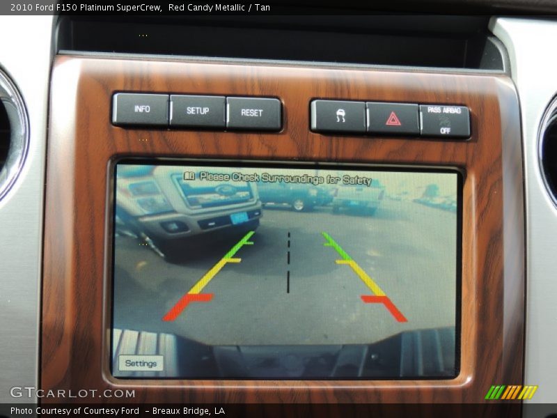 Red Candy Metallic / Tan 2010 Ford F150 Platinum SuperCrew