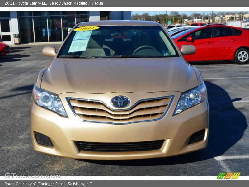 Sandy Beach Metallic / Bisque 2011 Toyota Camry LE