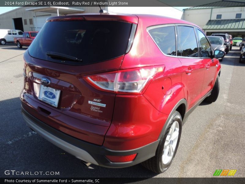 Ruby Red / Medium Light Stone 2014 Ford Escape SE 1.6L EcoBoost