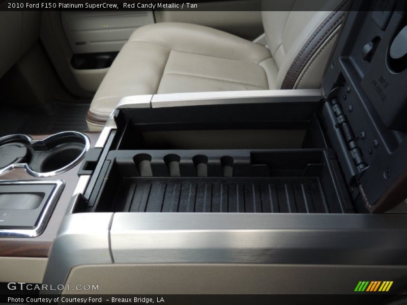 Red Candy Metallic / Tan 2010 Ford F150 Platinum SuperCrew
