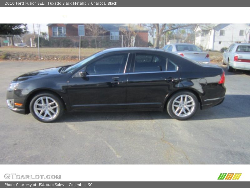 Tuxedo Black Metallic / Charcoal Black 2010 Ford Fusion SEL