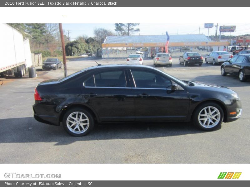 Tuxedo Black Metallic / Charcoal Black 2010 Ford Fusion SEL