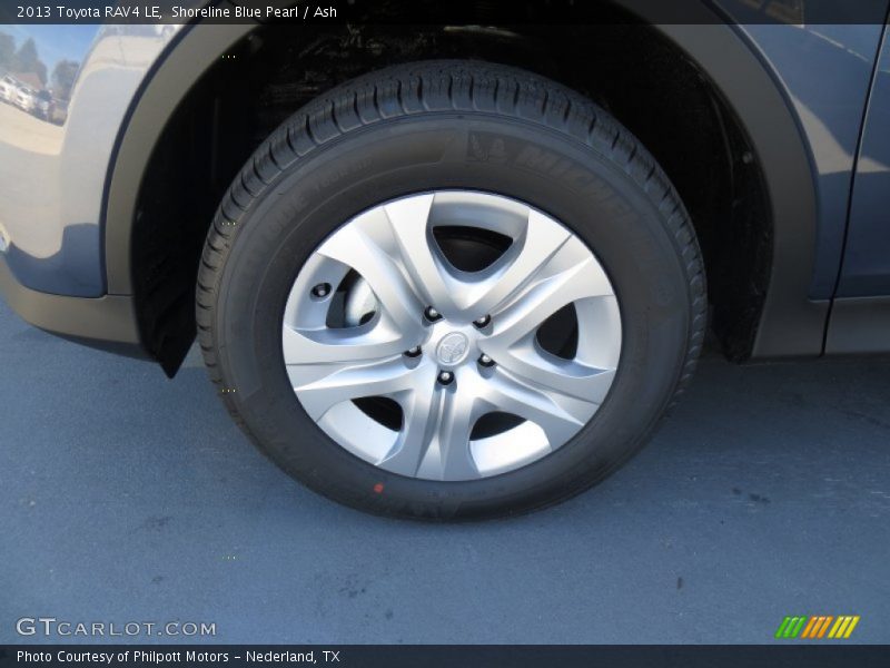 Shoreline Blue Pearl / Ash 2013 Toyota RAV4 LE