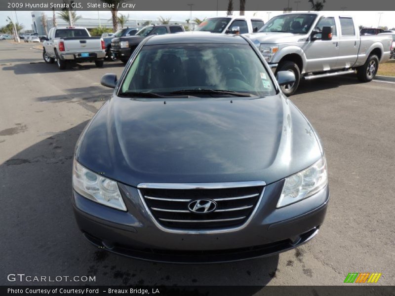 Slate Blue / Gray 2009 Hyundai Sonata GLS