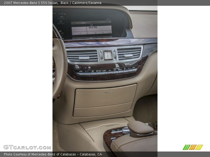 Black / Cashmere/Savanna 2007 Mercedes-Benz S 550 Sedan