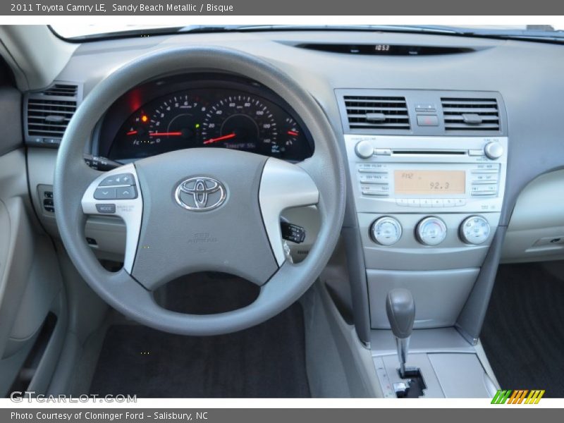Dashboard of 2011 Camry LE