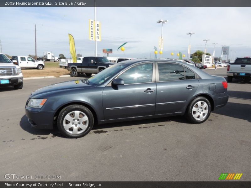 Slate Blue / Gray 2009 Hyundai Sonata GLS