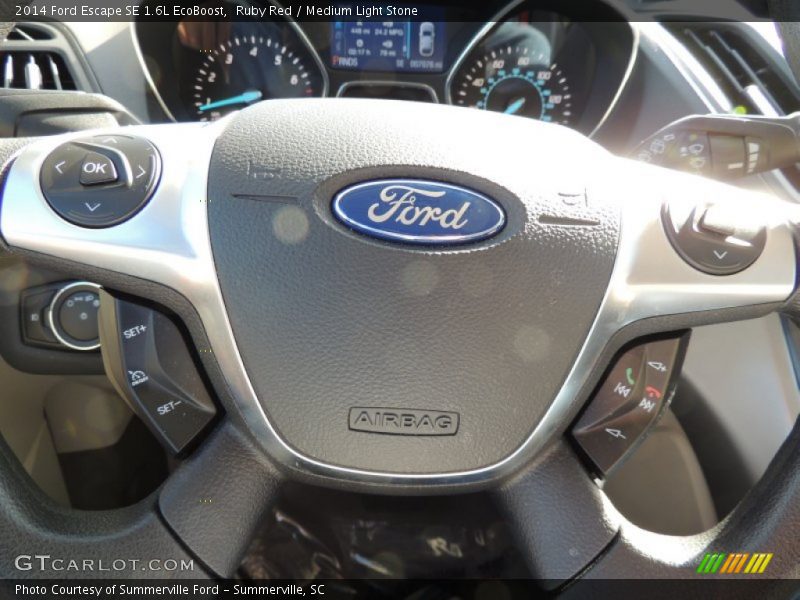 Ruby Red / Medium Light Stone 2014 Ford Escape SE 1.6L EcoBoost