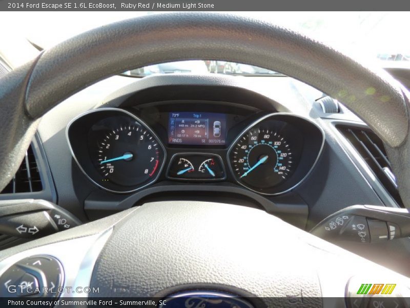 Ruby Red / Medium Light Stone 2014 Ford Escape SE 1.6L EcoBoost
