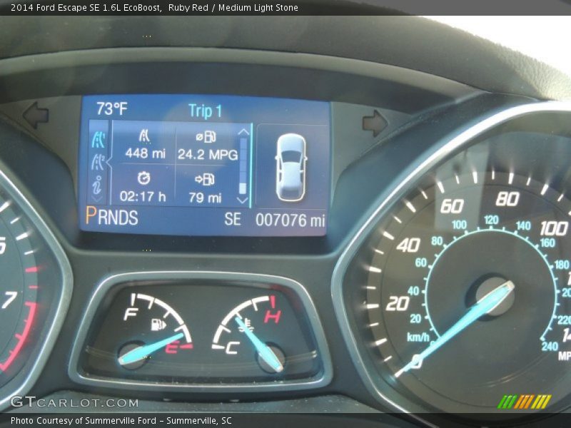Ruby Red / Medium Light Stone 2014 Ford Escape SE 1.6L EcoBoost