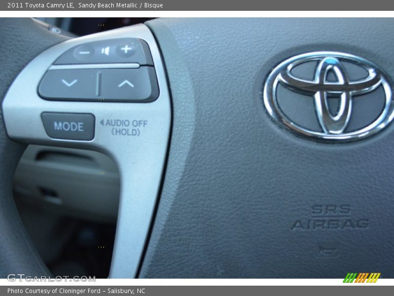 Sandy Beach Metallic / Bisque 2011 Toyota Camry LE