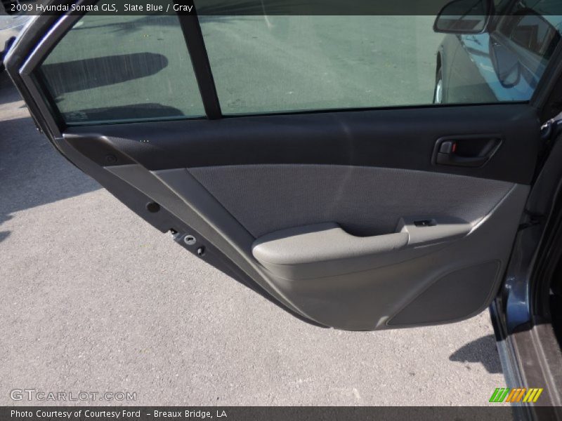 Slate Blue / Gray 2009 Hyundai Sonata GLS