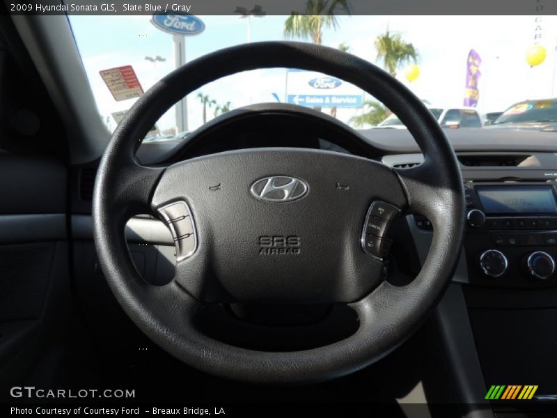 Slate Blue / Gray 2009 Hyundai Sonata GLS