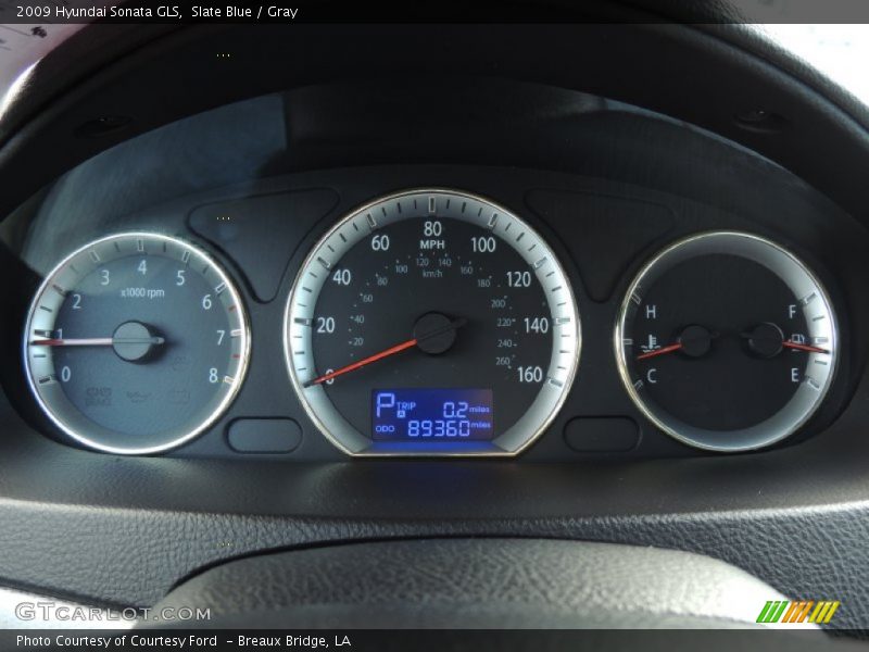 Slate Blue / Gray 2009 Hyundai Sonata GLS
