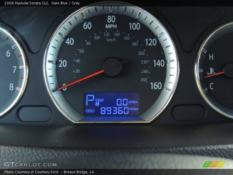 Slate Blue / Gray 2009 Hyundai Sonata GLS