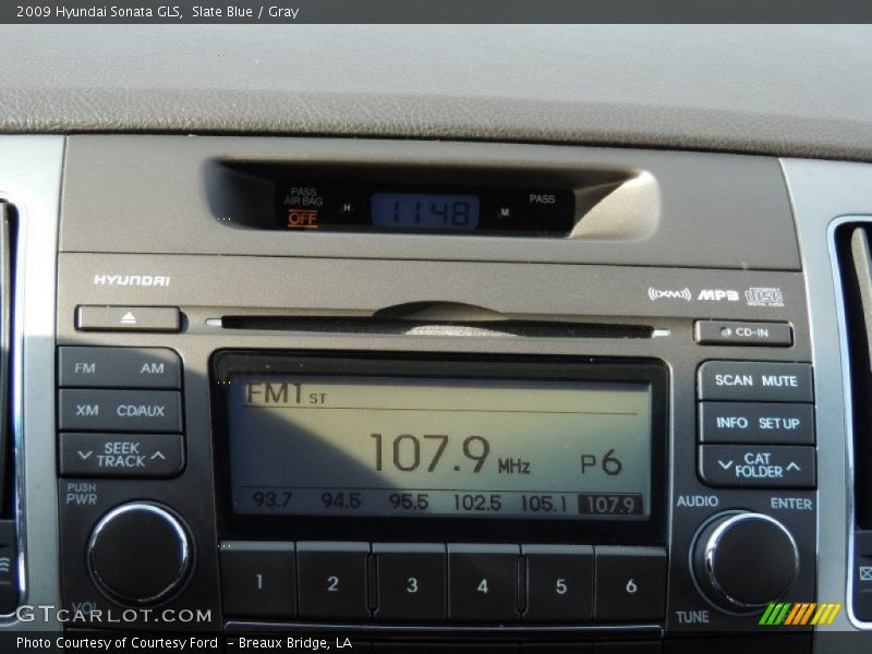 Slate Blue / Gray 2009 Hyundai Sonata GLS