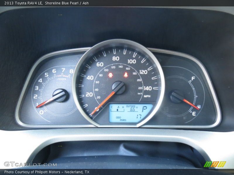 Shoreline Blue Pearl / Ash 2013 Toyota RAV4 LE