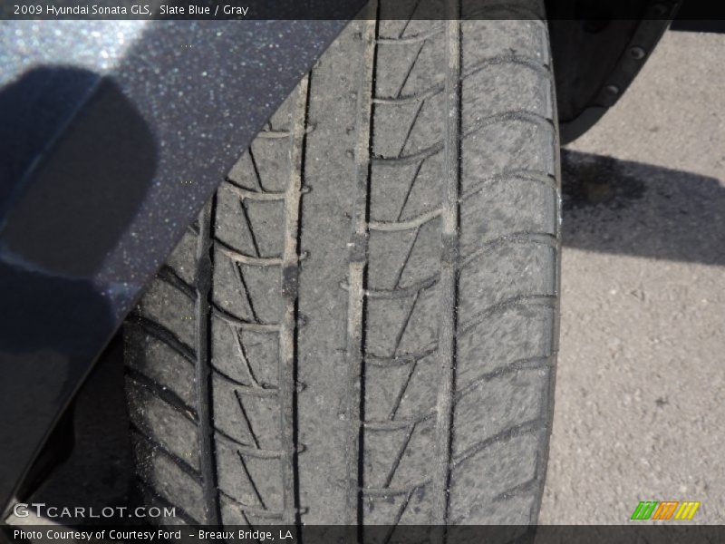 Slate Blue / Gray 2009 Hyundai Sonata GLS