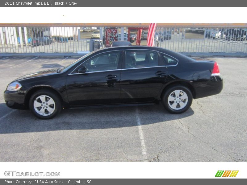 Black / Gray 2011 Chevrolet Impala LT