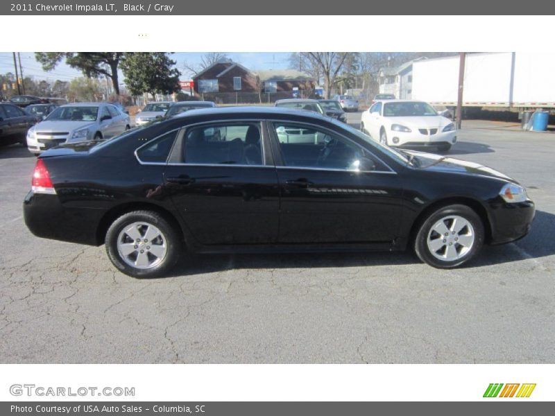Black / Gray 2011 Chevrolet Impala LT