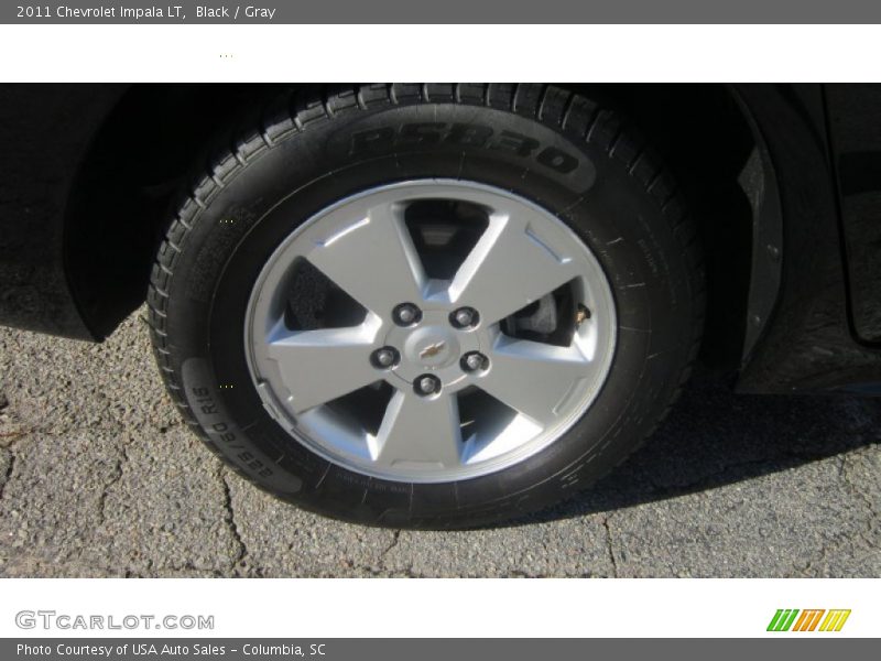 Black / Gray 2011 Chevrolet Impala LT