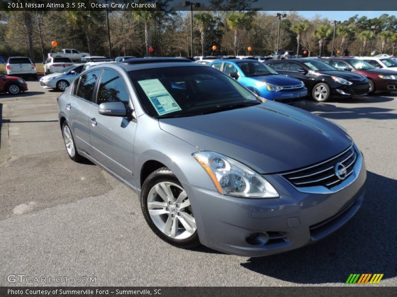 Ocean Gray / Charcoal 2011 Nissan Altima 3.5 SR