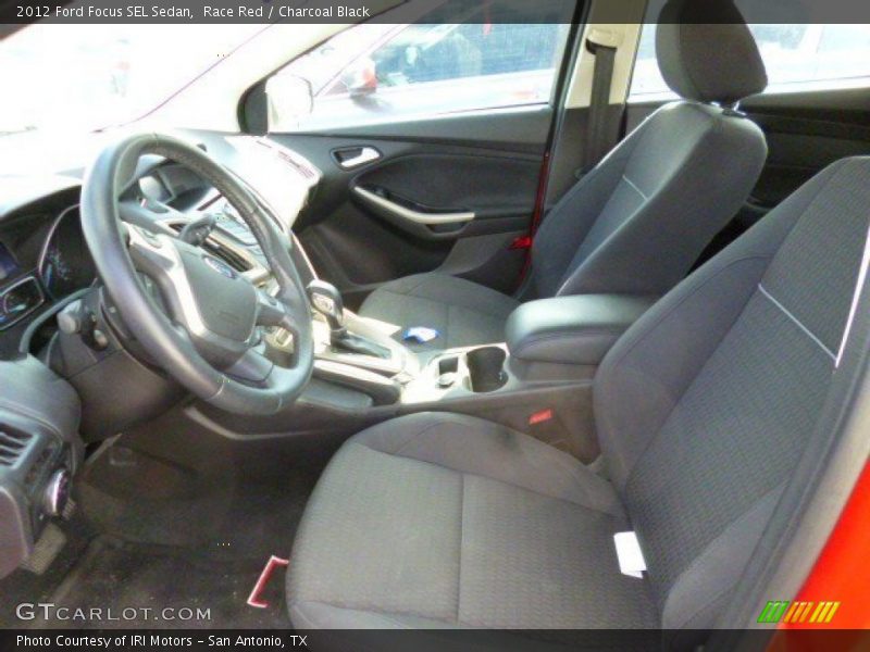 Race Red / Charcoal Black 2012 Ford Focus SEL Sedan