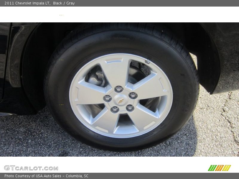Black / Gray 2011 Chevrolet Impala LT