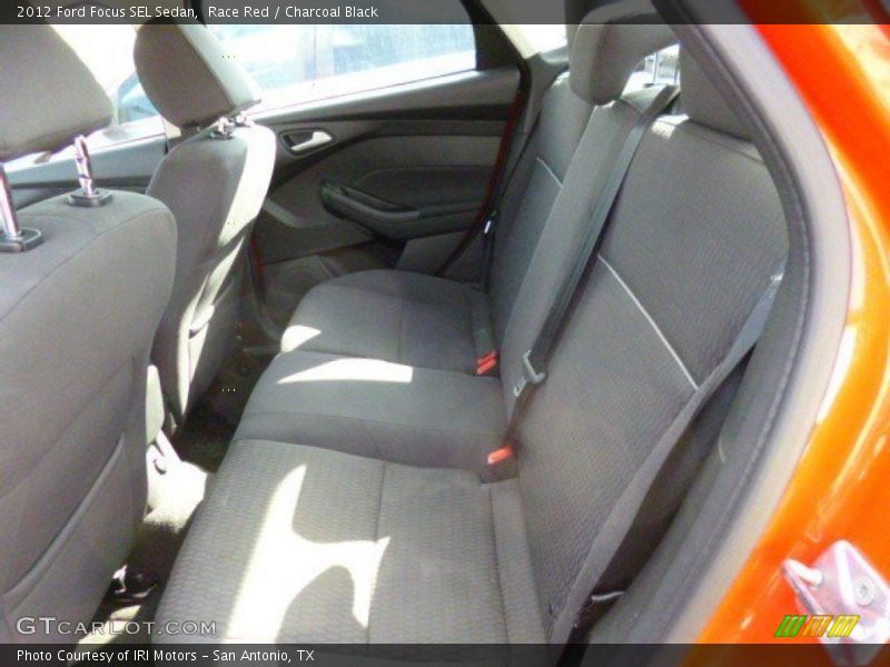 Race Red / Charcoal Black 2012 Ford Focus SEL Sedan