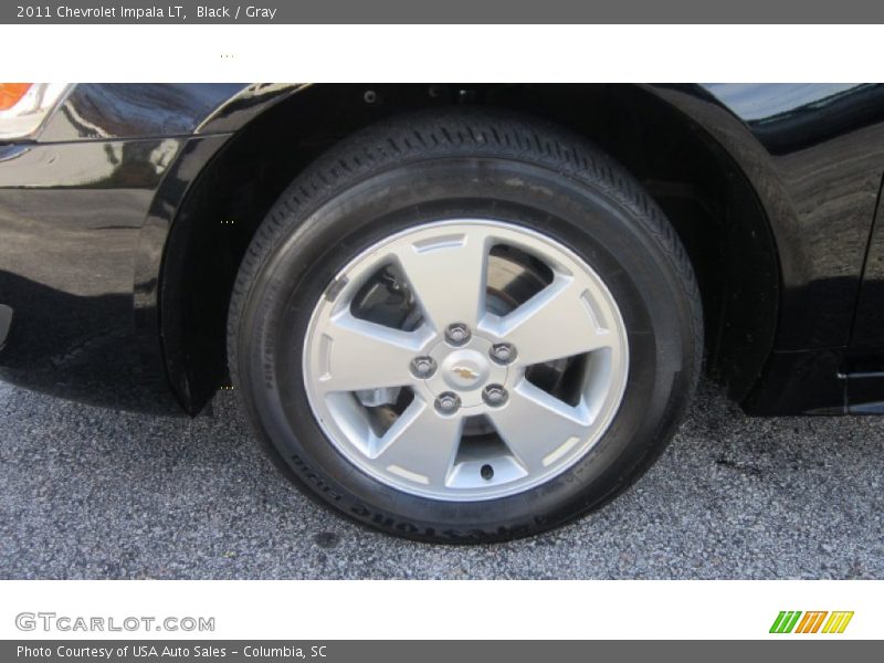 Black / Gray 2011 Chevrolet Impala LT